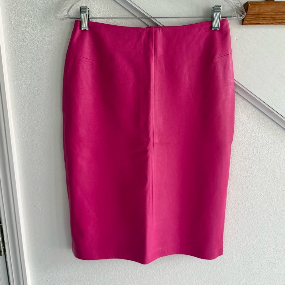 Vibrant Pink Midi Skirt for Women